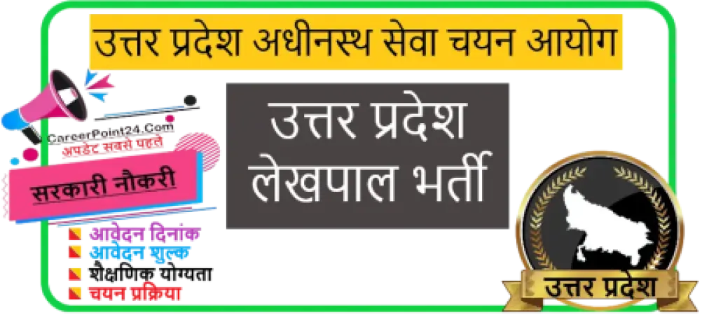 UPSSSC Lekhpal Exam Date 2026